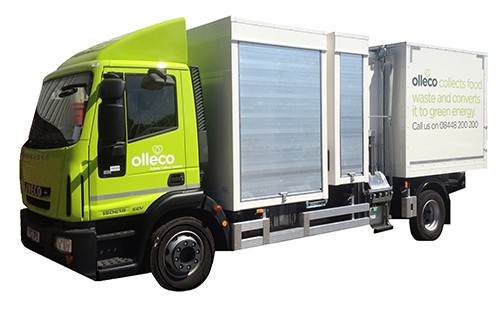 Olleco Food Waste VehicleOllecos acquisition of Bioco Recycling will add additional capacity to its fleet of collection vehicles  
