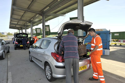 Kings Lynn HWRC is one site trialling revised PAYT system