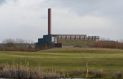 An artist's impression of the Rookery South EfW plant, which is being delivered by Veolia and Covanta