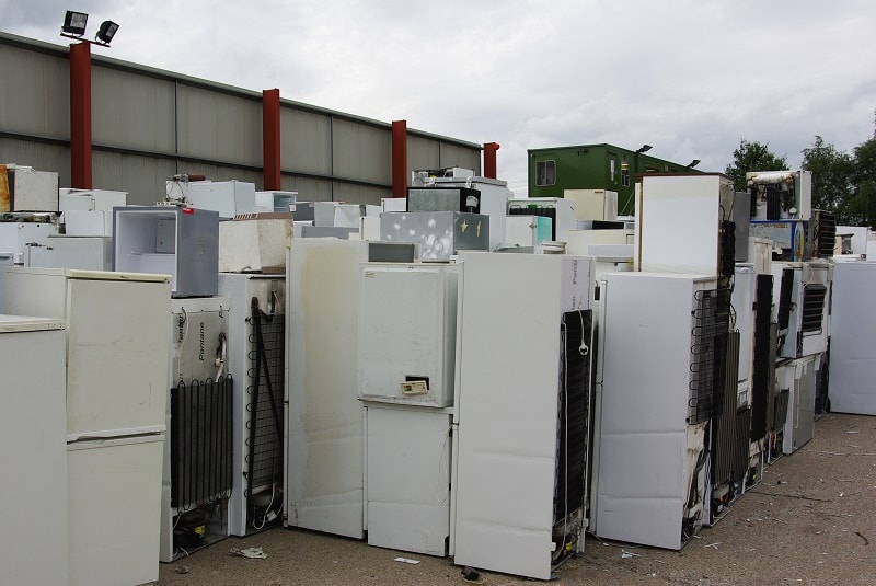 Fridge reprocessing capacity is under increasing pressure, companies have reported