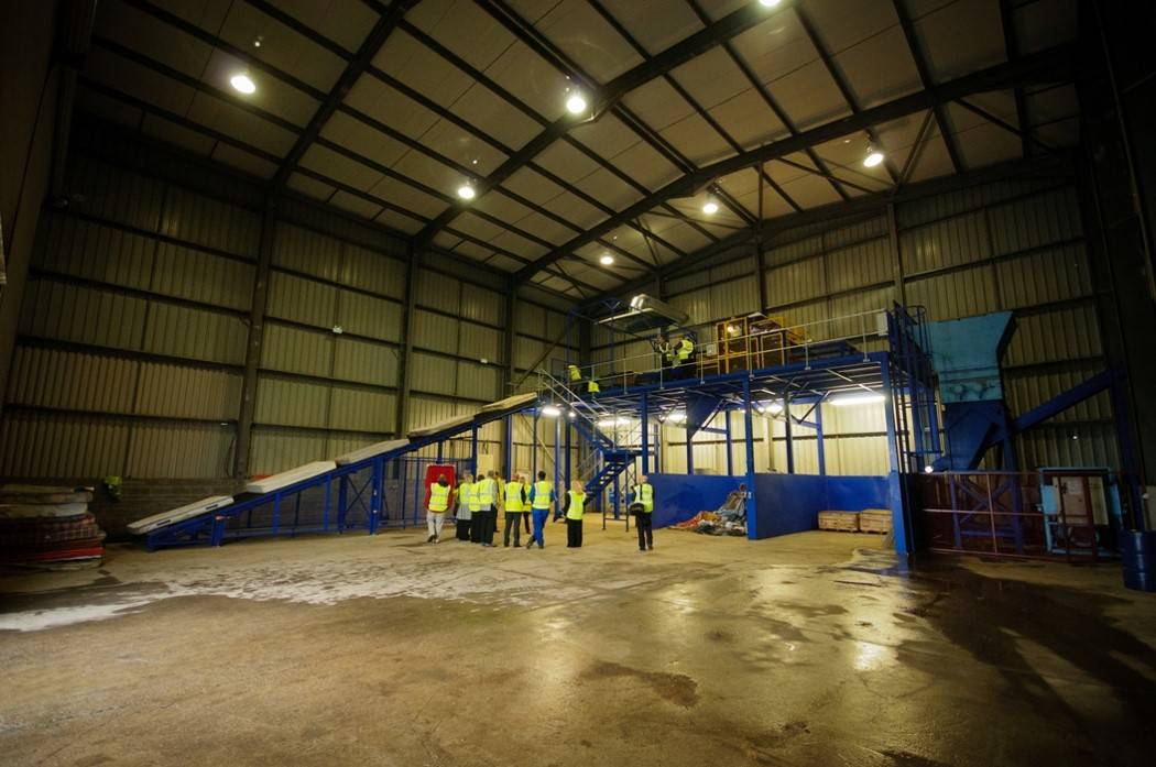 Rhondda Cynon Taf council carries out semi-automated mattress recycling at its South Wales site but has described market conditions as challenging (credit: Rhondda Cynon Taf council)