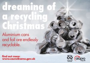 Alupro are promoting aluminium recycling at Christmas.