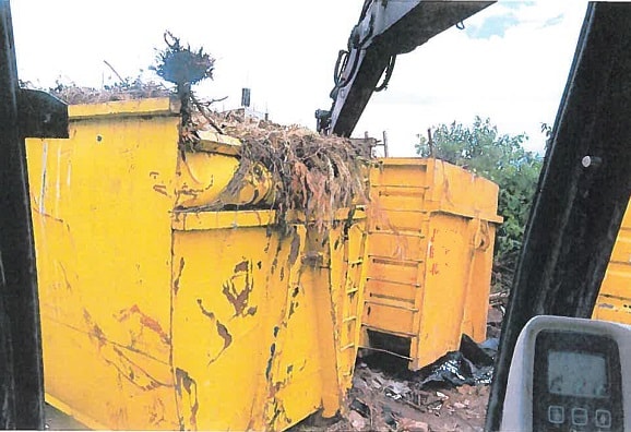 The driver's view from the cab of the vehicle (picture: CPS)