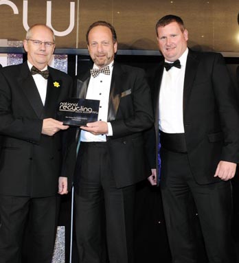 (l-r) Pictured at the Awards ceremony in 2013, Carbonarius directors David Pike, David Nairn and Ian Brooking