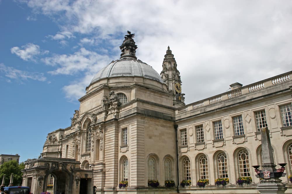 Protestors marched on Cardiff City Hall to return their new wheeled bins last week