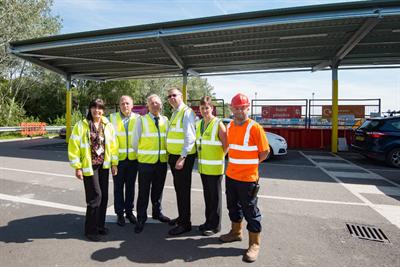 Council and FCC staff at the revamped centre