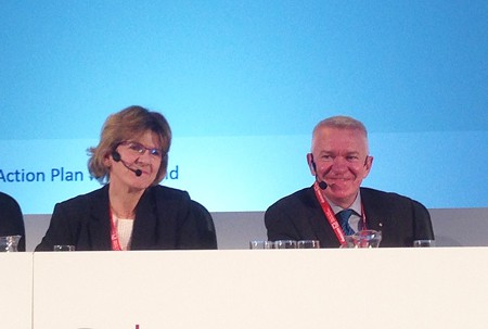 Linda Crichton and Ray Georgeson