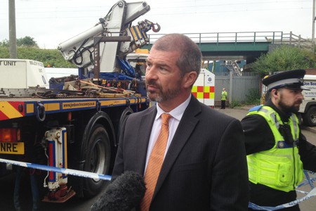 Detective Superintendent Mark Payne told letsrecycle.com police were looking at the "structural integrity" of the wall
