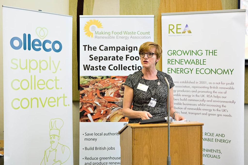 REA chief executive Dr Nina Skorupska has outlined plans to promote separate food waste collections to local authorities