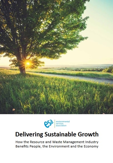 Click on image to access a copy of ESA's 'Delivering Sustainable Growth' report