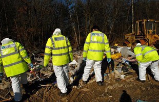 Defra has promised a 'robust' response to illegal activities in the waste sector