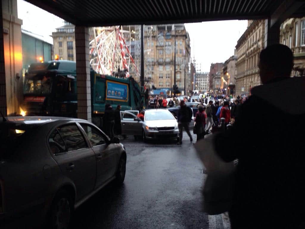 Emergency services were in attendance within five minutes of the incident. Picture credit: Georgina Paton