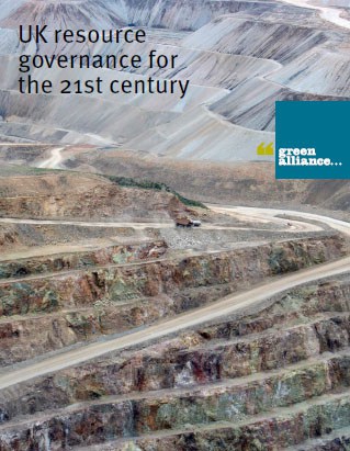 Click here to access Green Alliance's report 'UK resource governance for the 21st Century'