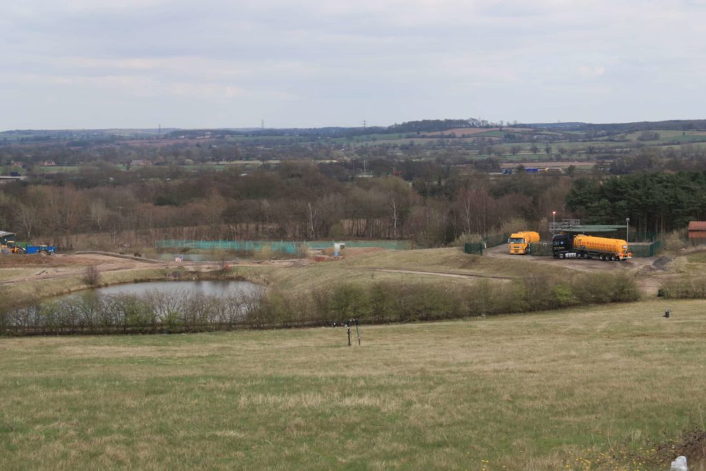 Restoration work has begun at the landfill site