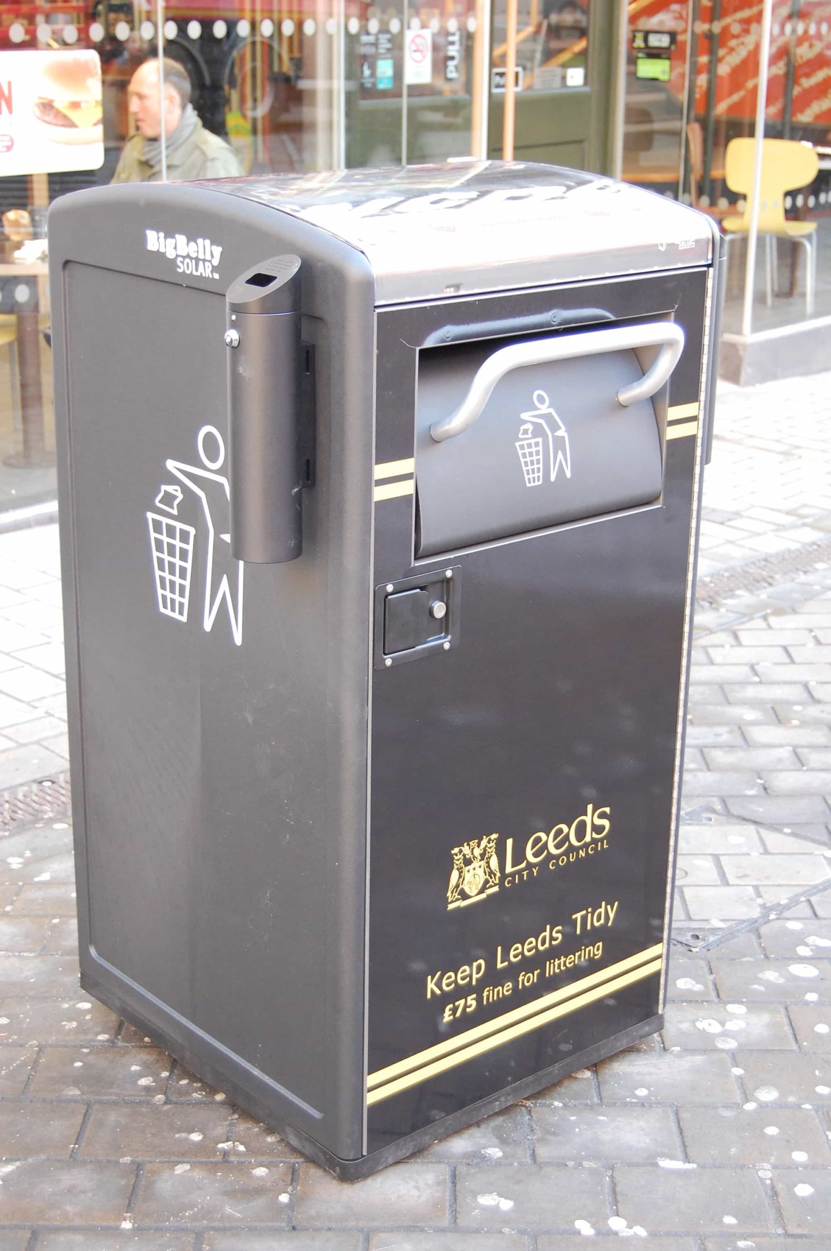 17 Bigbelly bins have been installed in Leeds