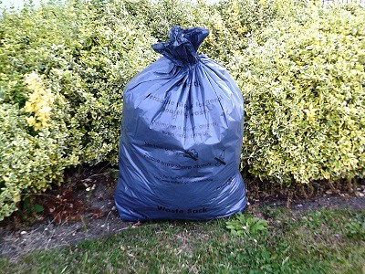 The grey sack Enfield residents use for their residual waste