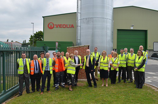 Veolia celebrate the opening of the Newark transfer station