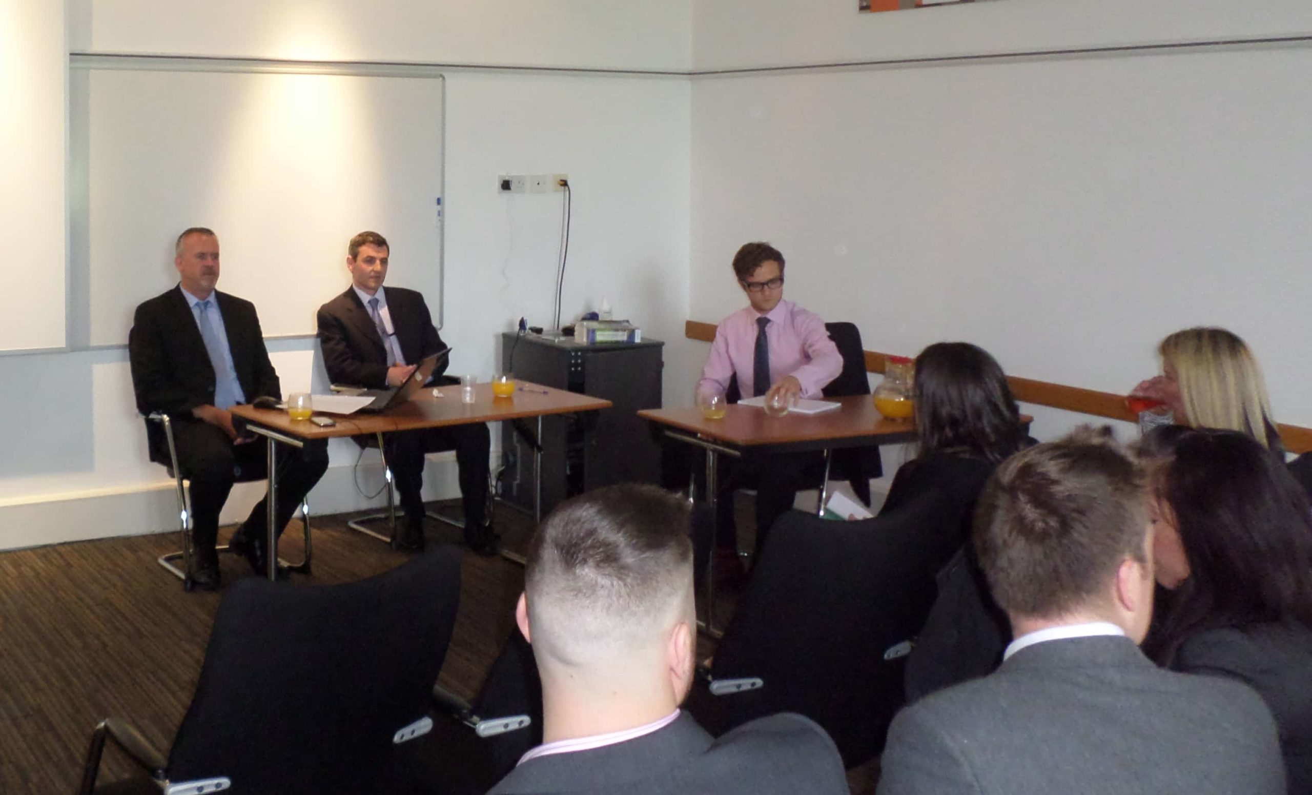 (L-R) The Recycling Association's Simon Ellin, SEPA's Colin Murrow and Jonathan Bell of Dyne Solicitors all spoke at the TFS seminar
