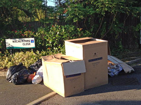 More cardboard is arising in the household waste stream