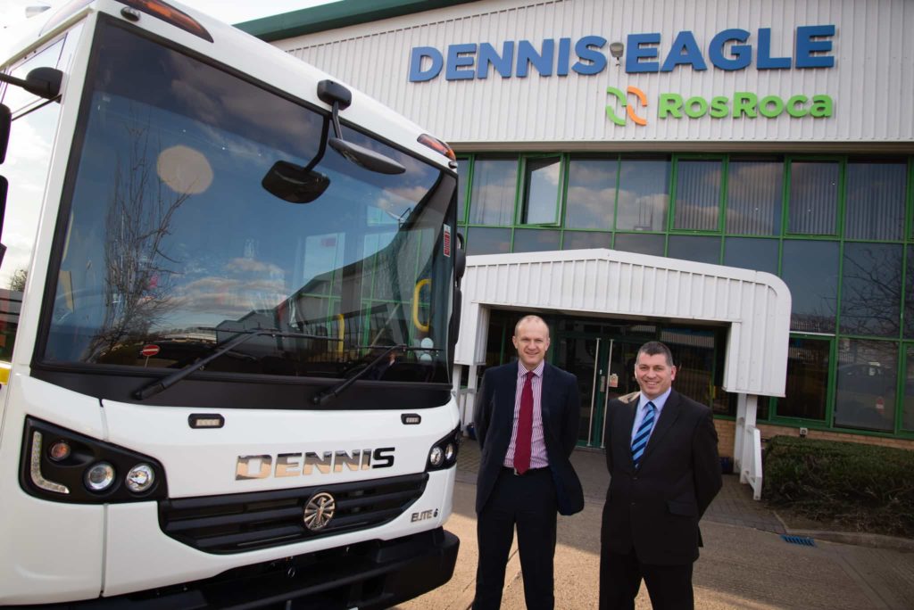 (l-r) Richard Taylor, Dennis Eagle with Andy Collett
