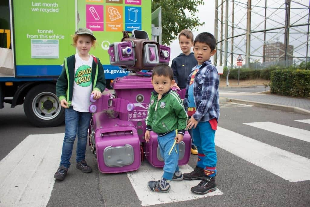 Children at Veolia's Southwark open day
