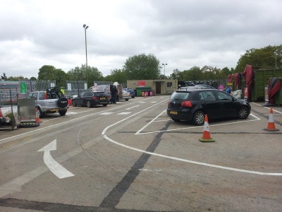 The St Albans HWRC is one of 17 across Hertfordshire where van drivers will be required to register for a permit