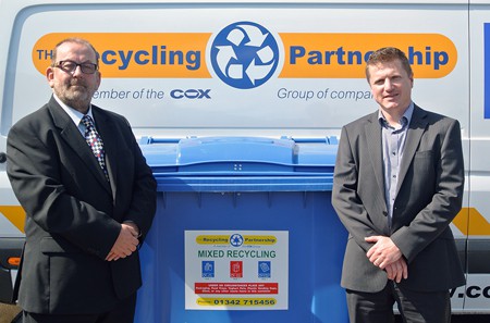 (l-r): Allan Brown, KSD director, and Jason Taylor, Recycling Partnership commercial director