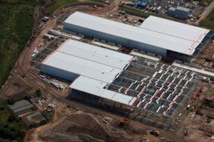 The Thornton MBT plant during construction. The facility will also be downsized in the coming months