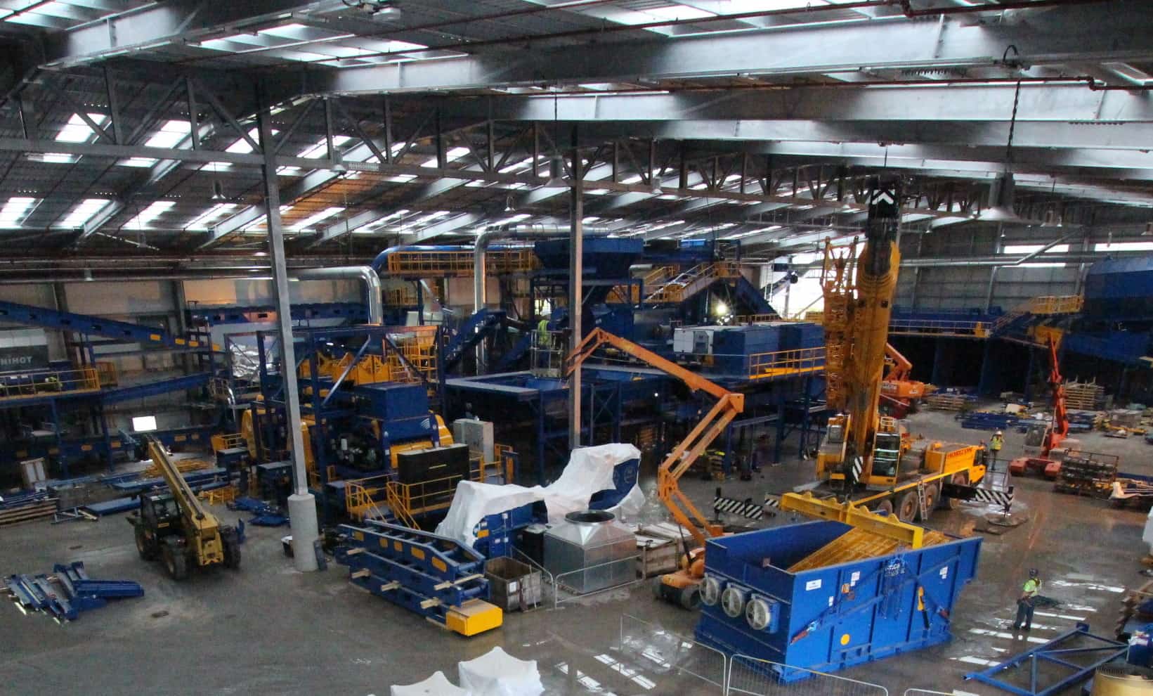Installation of the sorting equipment is due to be completed by early 2017