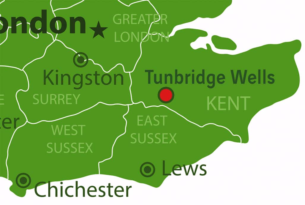 The incident occurred at the site on North Farm Lane, Tunbridge Wells