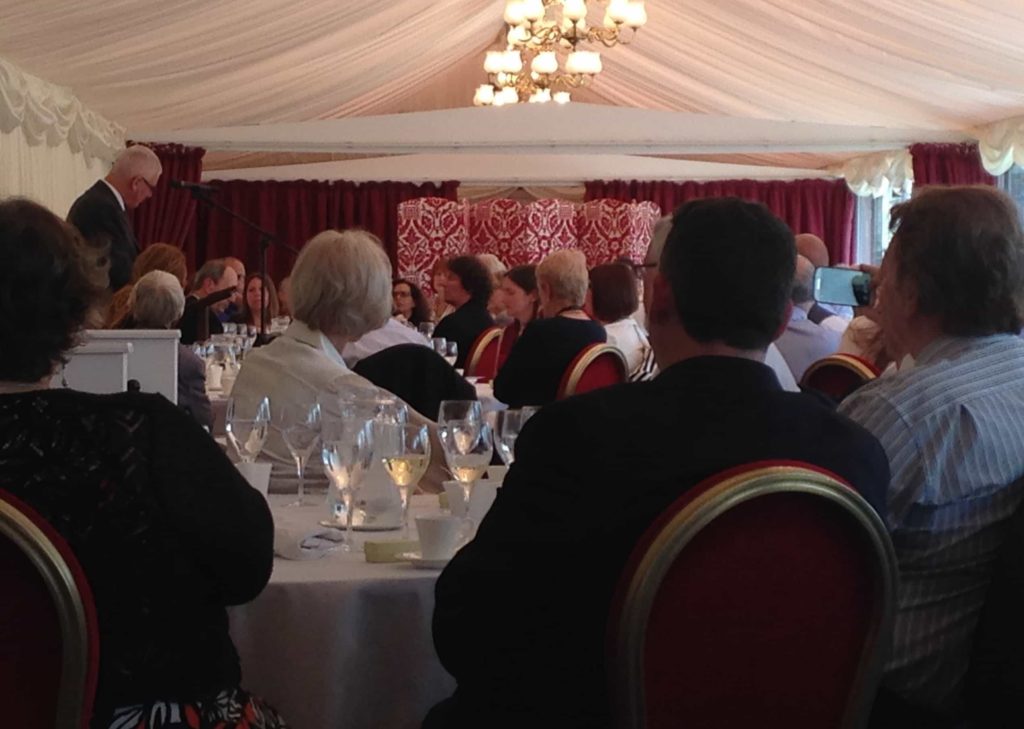 Veolia Environmental Trust chairman Oswald Dodds, speaking at the luncheon last week (26 May)