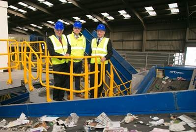 Business Secretary Vince Cable visited Ward Recycling in Middlesbrough
