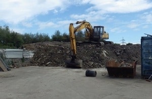 Waste at the Hope Street compound