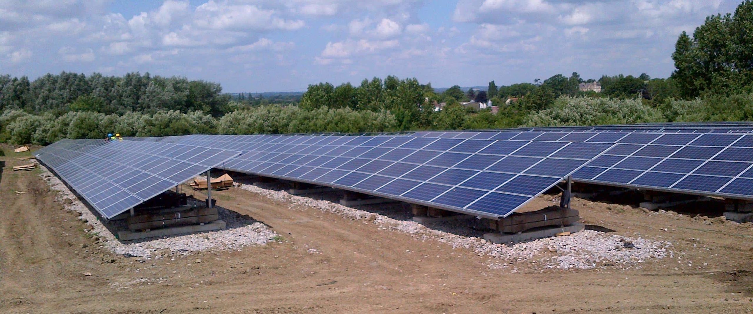 Viridor's first solar park based on reclaimed land in Westbury