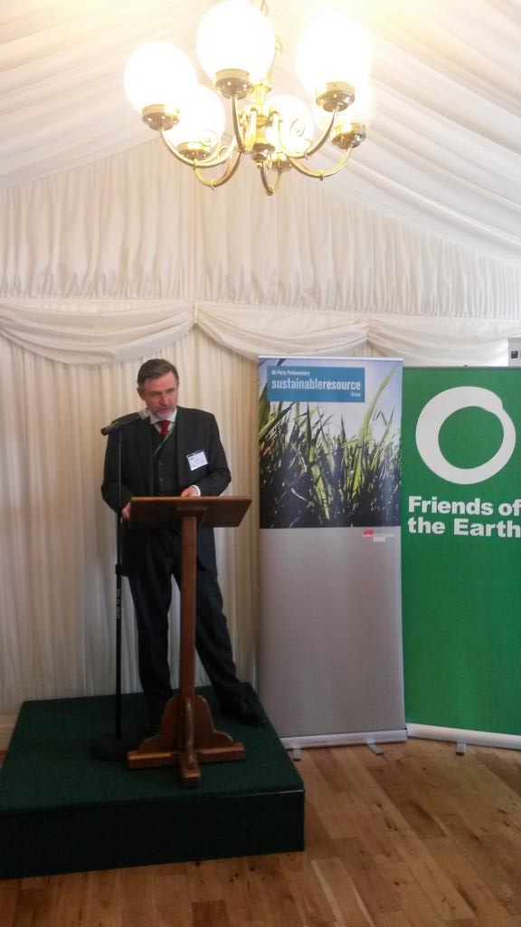 Barry Gardiner MP gave a damning speech on the coalition government's record on waste and resources