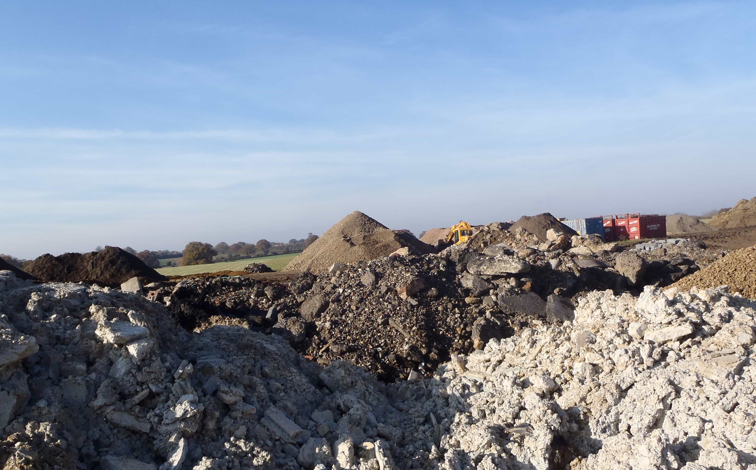 Construction wastes were tipped at the site in Norfolk