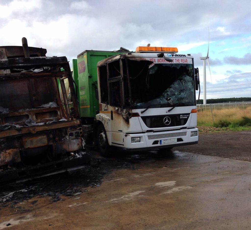 east northants vehicles fire