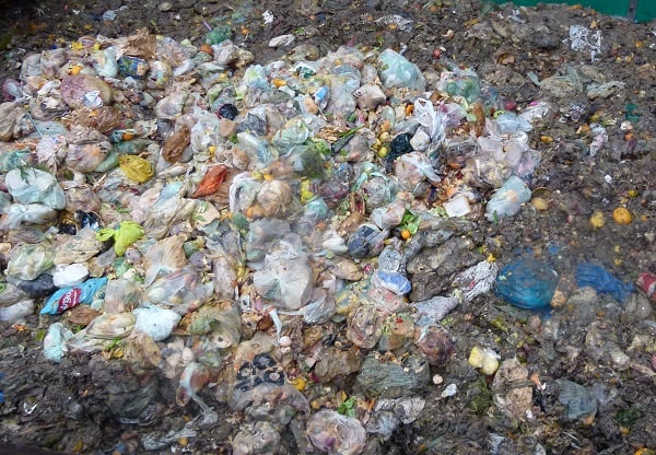 Food waste at the Agrivert facility