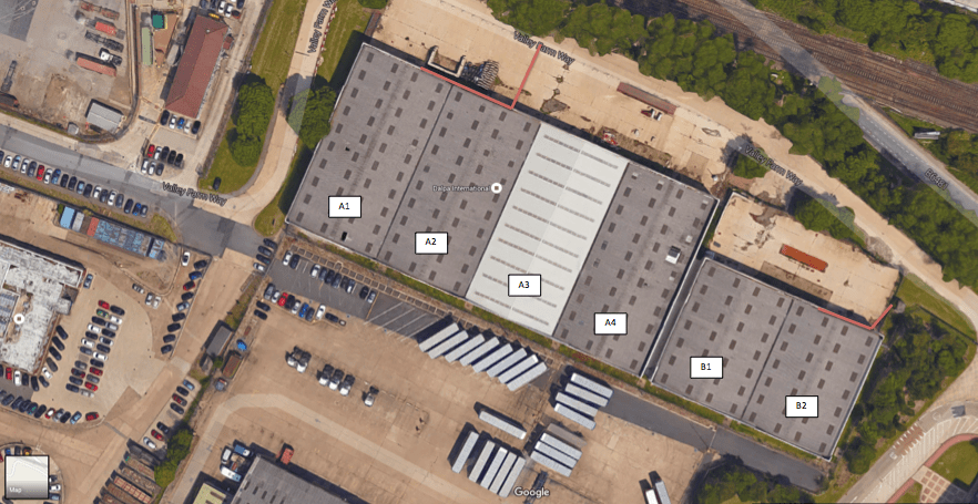 A site plan of AWM's new waste and recycling centre in Stourton, Leeds