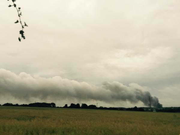 POlice have advised residents to keep doors and windows shut due to smoke (credit: Lincoln School of Film & Media)