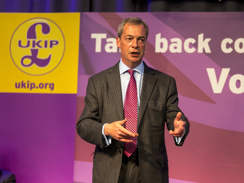 Nigel Farage launched UKIP's manifesto in Thurrock today