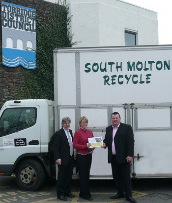 In better days: South Molton Recycle received the Social Enterprise Mark in 2009