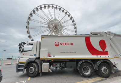 The type of vehicle to be fitted with nearside warning systems by Veolia