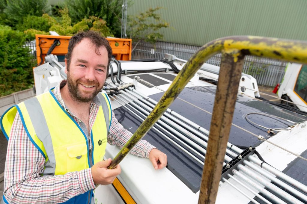 Stockport installs solar panels on bin lorries