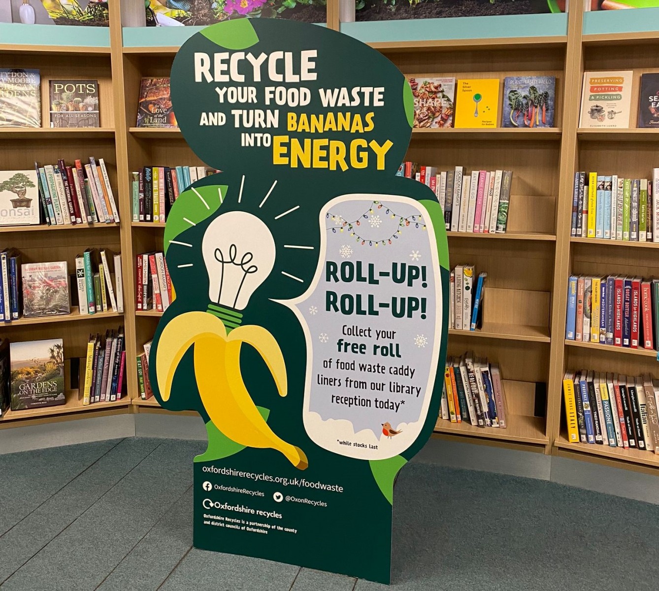 Oxfordshire offers free caddy liners for festive food waste