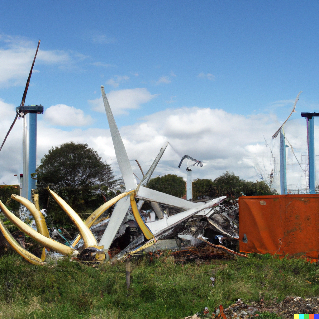 Wind turbine recycling