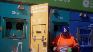 WEEE kerbside collection vehicle Somerset Council