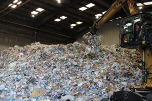 Biffa, Masons MRF, waste, recycling pile