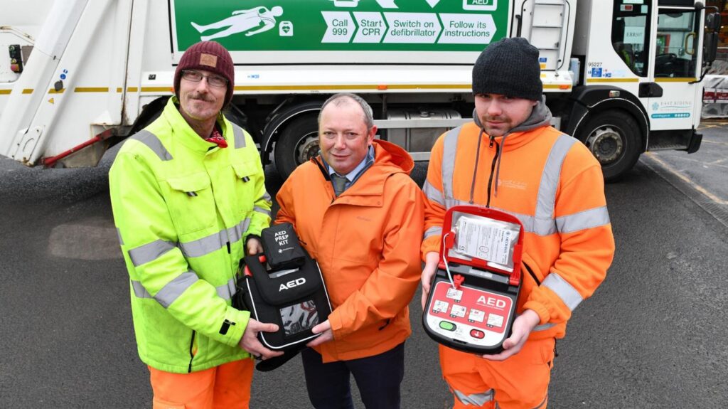 Defibulators, bin lorries, East Riding of Yorkshire Council