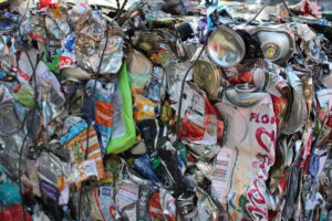 Metals bales, aluminium cans, scrap metal, steel cans